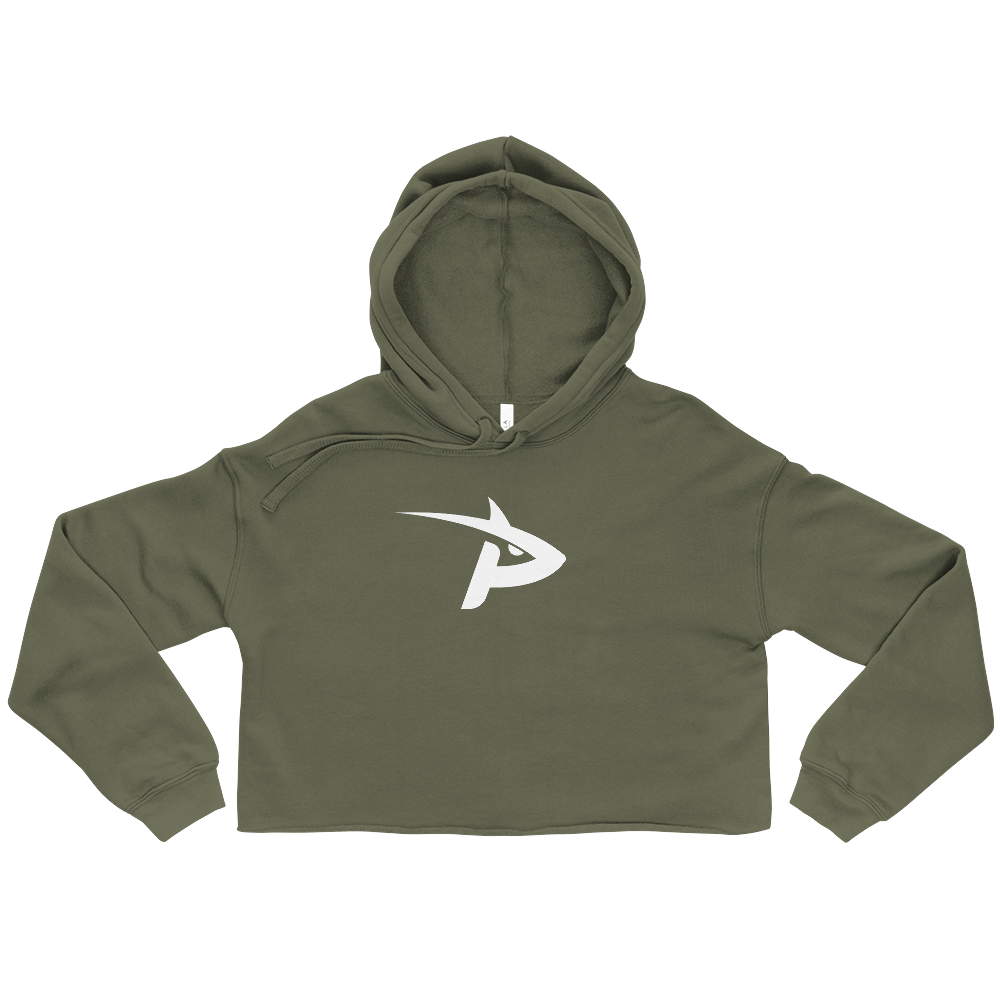 Patrick Queen "Logo" Crop Hoodie