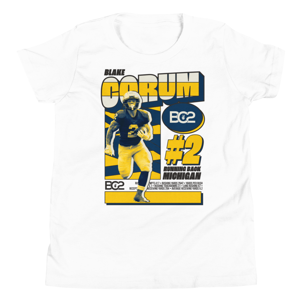 Blake Corum "Retro" Youth Shirt